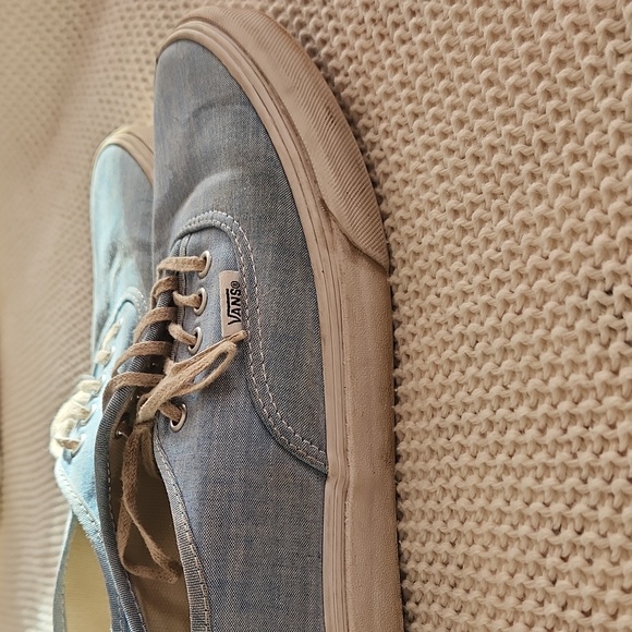Casual Blue Canvas Sneakers - Picture 4 of 6